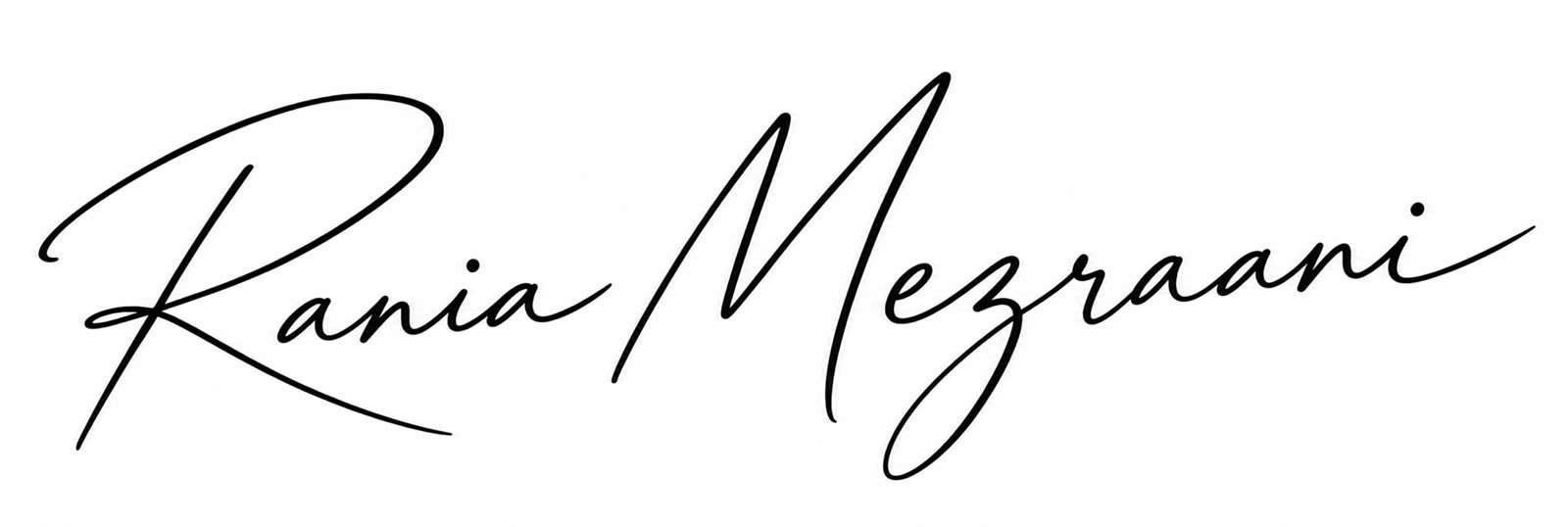 Rania Mezraani signature