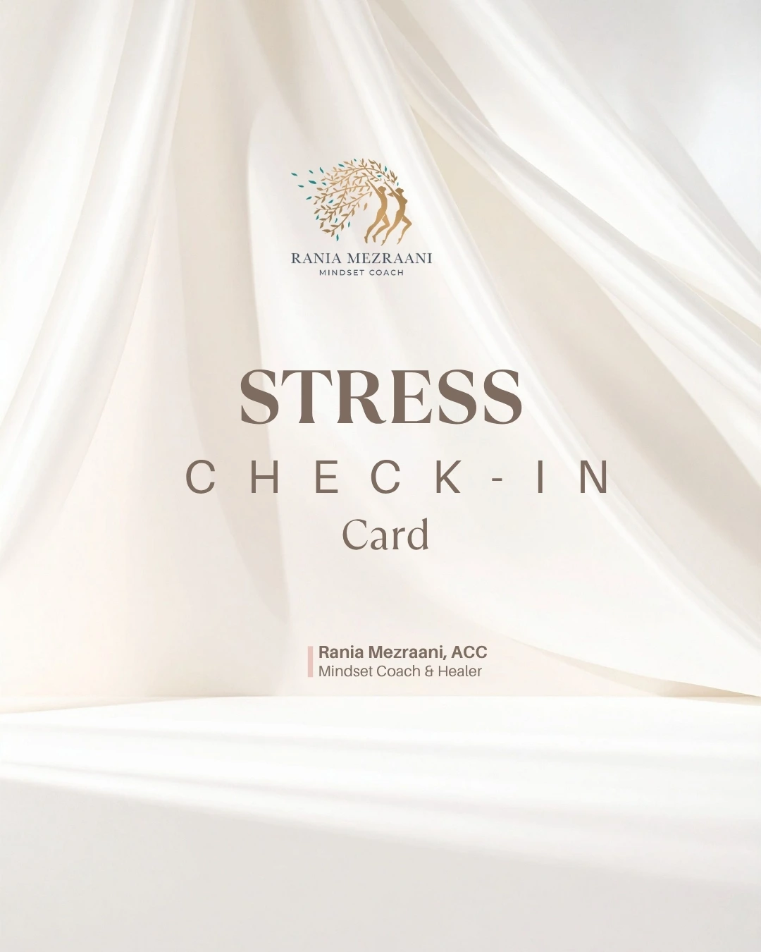 Stress Check-in Card cover