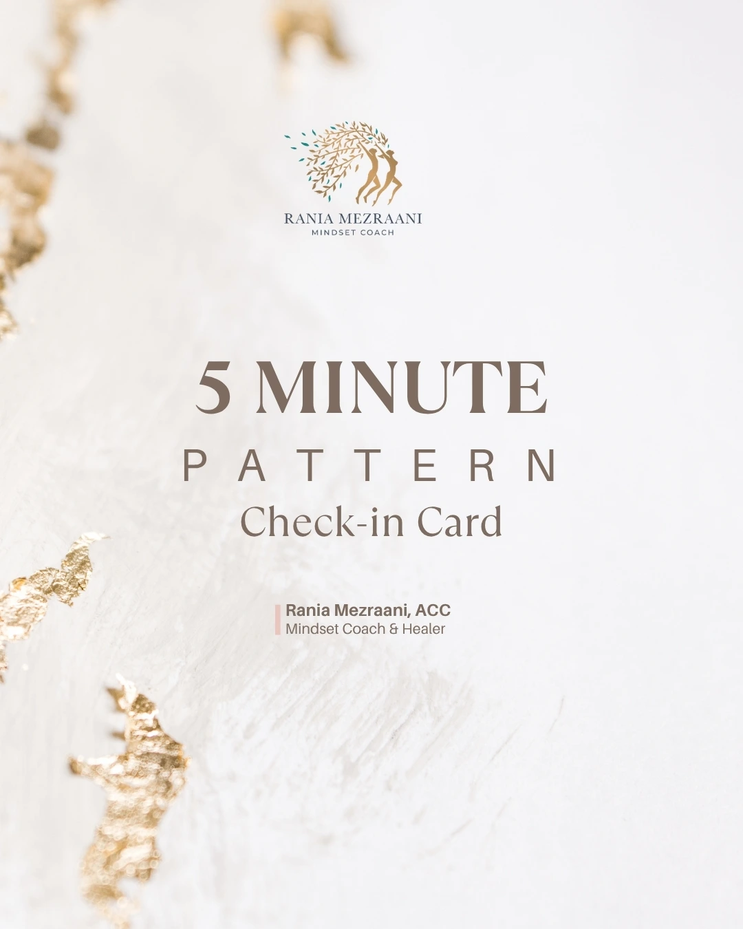 5 Minute Pattern Check-in Card cover